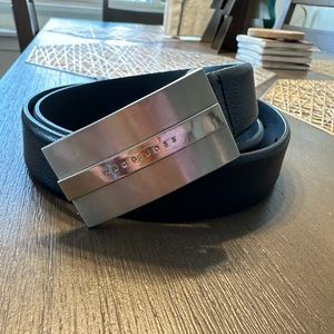 Men’s Black Hugo Boss Belt - Lightly Used